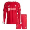 Conjunto Manga Larga Liverpool Primera Equipación 2025-26 - Niño